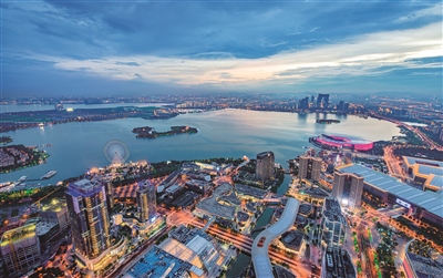 苏州工业园区夜景。 罗明中摄.jpg