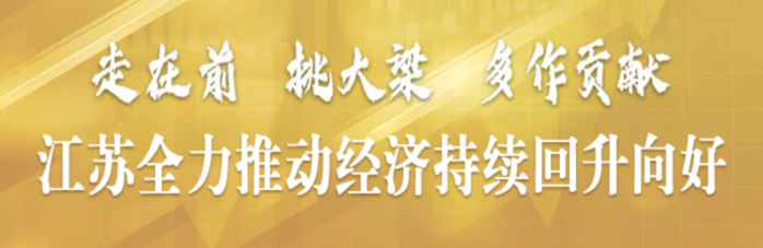江苏全力推动经济持续回升向好
